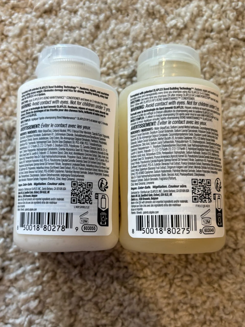 OLAPLEX No.4 & No.5 Bond Maintenance Shampoo and Conditioner - Travel Size